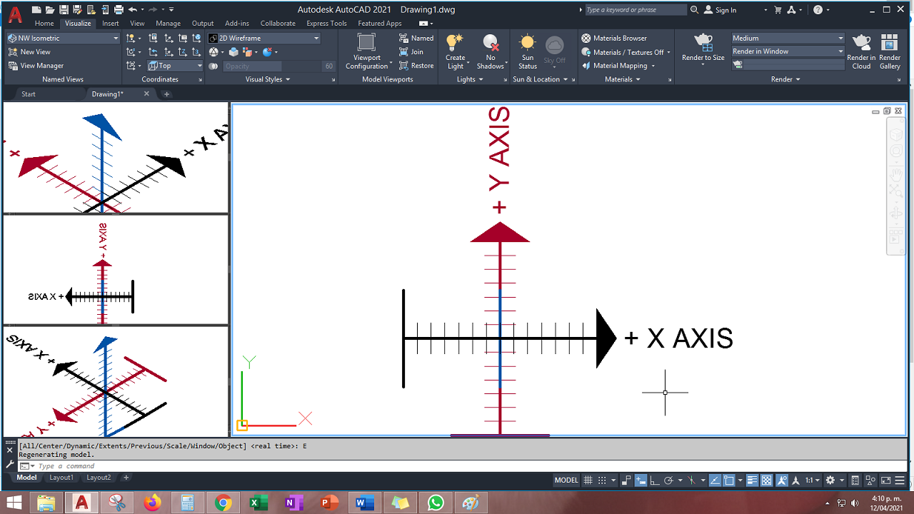 Tiled Viewports in AutoCAD 2010